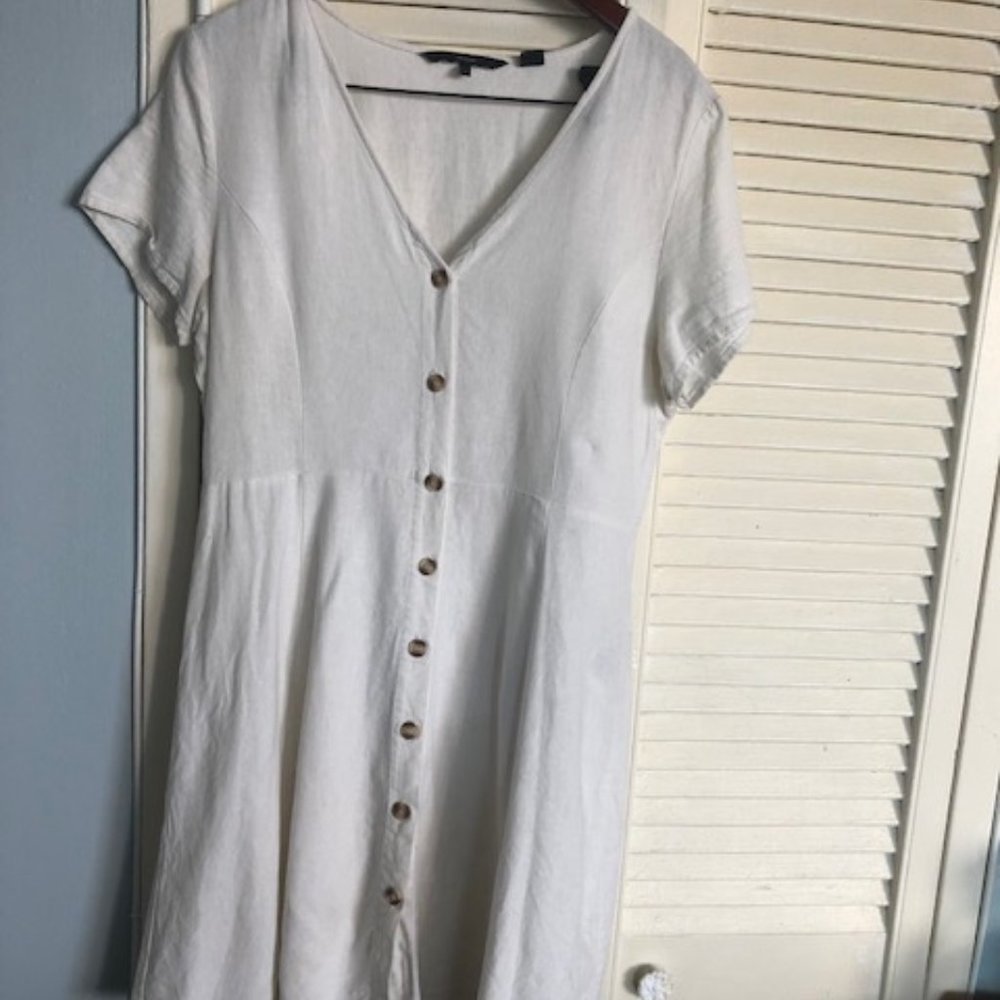 Vero Moda - Dress size L - short VMANNA MILO SS BUTTON ABK DRESS WVN